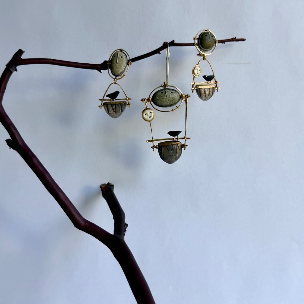 Carolyn Morris Bach Brooch and Earrings Set - Picture 6 of 15